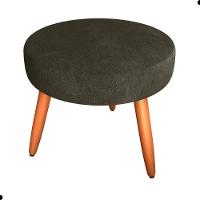 Conjunto Poltronas E Puff Iara Veludo Turkey Marrom - 5