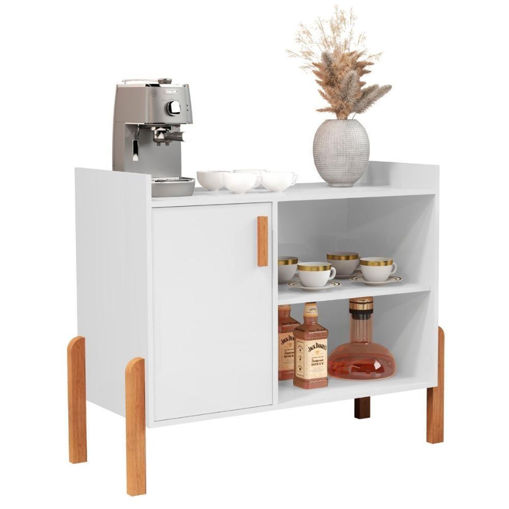 Aparador Café 1 Porta Nápoles Branco - 2