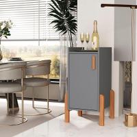 Armário Com 1 Porta Montevarchi Cinza - 1