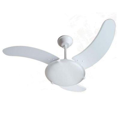 Ventilador de Teto Casa H 130W 100cm 3 Pás Branco Aura para Uso Doméstico 110V