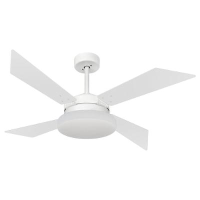 Ventilador de Teto Casa H 4 Pás 3 Velocidades Branco Volare Tech 220V