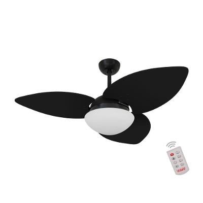 Ventilador De Teto Dormamu Nero 3 Pás Preto 220V Com Controle