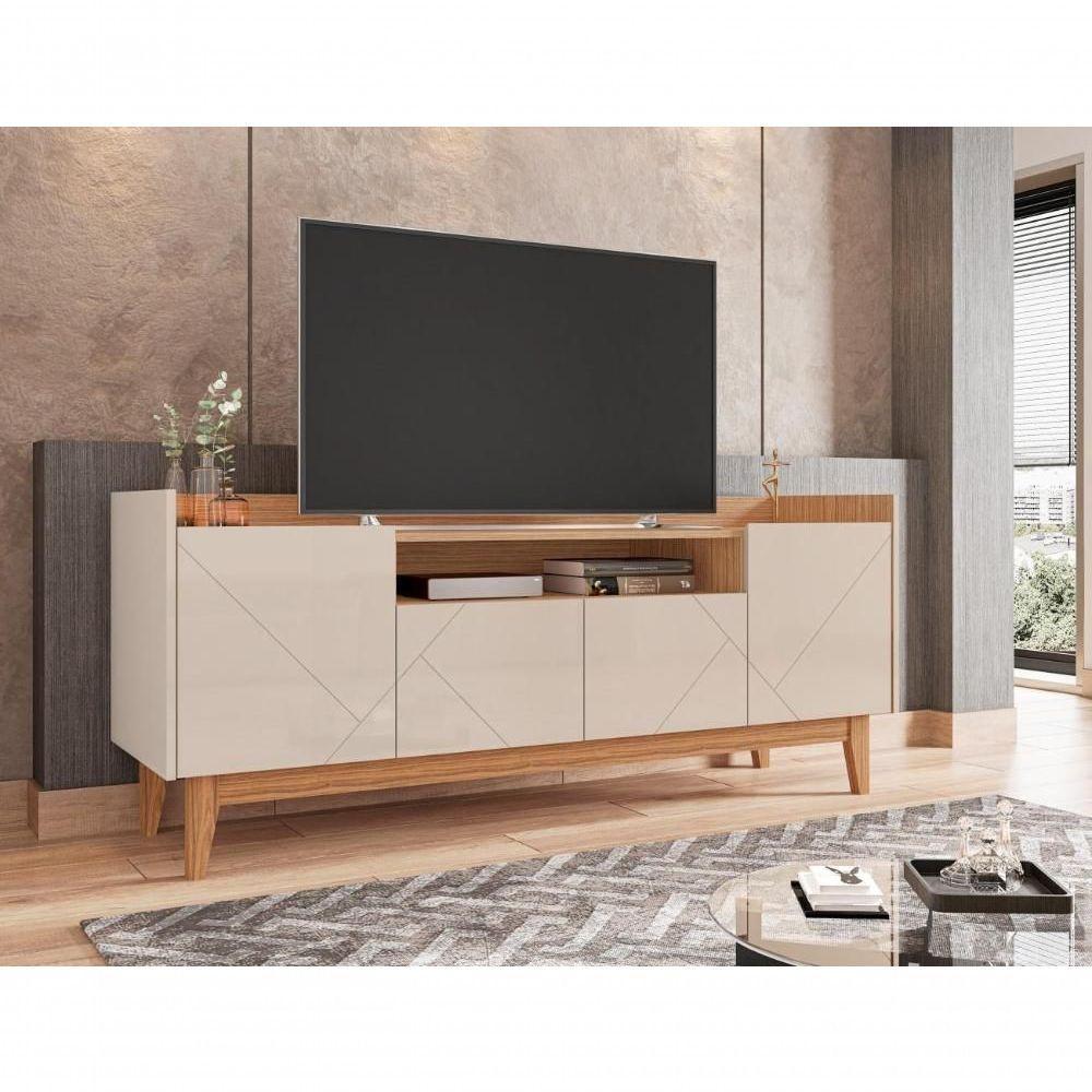 Rack Para Tv Viktor Off White Noce - 4