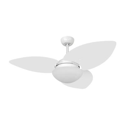 Ventilador de Teto Casa H Dormamu Branco Fosco 3 Pás 3 Velocidades com Luminária 110V
