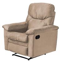 Poltrona Reclinável Olga Veludo Light Bege - 4