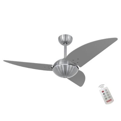 Ventilador de Teto Casa H Branco Volare Off Class Titanio 3 Velocidades 110V