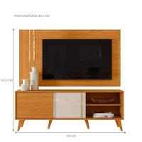 Conjunto Painel E Rack Terminus Cinamomo Off White - 3