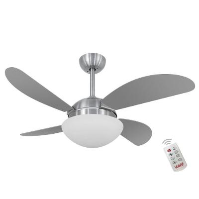 Ventilador de Teto Casa H Volare Fly Titanio 4 Pás 3 Velocidades Branco 220V