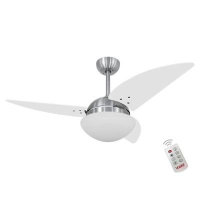 Ventilador de Teto Casa H Volare Class Branco com Controle Remoto 3 Pás 3 Velocidades 220V