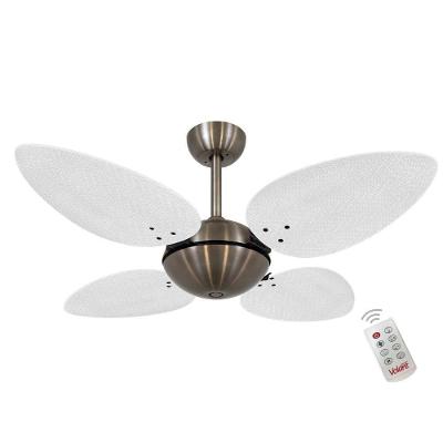Ventilador de Teto Casa H Volare Off P Palmae 3 Velocidades Branco Bronze 220V