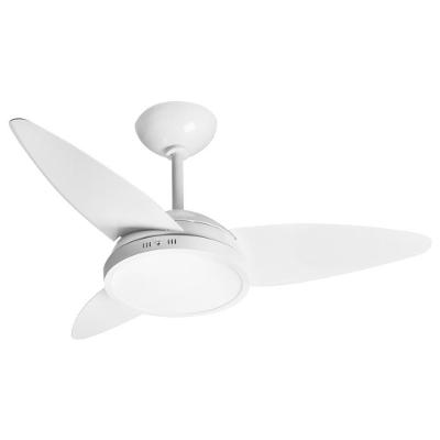 Ventilador de Teto com LED Casa H 24W 3 Pás 3 Velocidades Branco Lian 110V