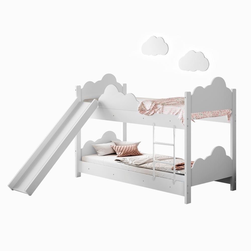 Beliche Ayla Branco Com Escorregador E 2 Luminárias Sonhos De Luz - 4