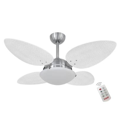 Ventilador de Teto Casa H 4 Pás 3 Velocidades Branco Ventilador Volare 220V