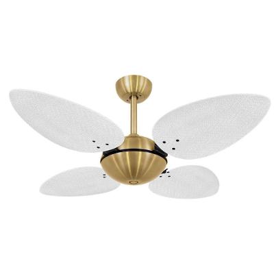 Ventilador de Teto Casa H 4 Pás 3 Velocidades Branco Volare Office Palmae 110V