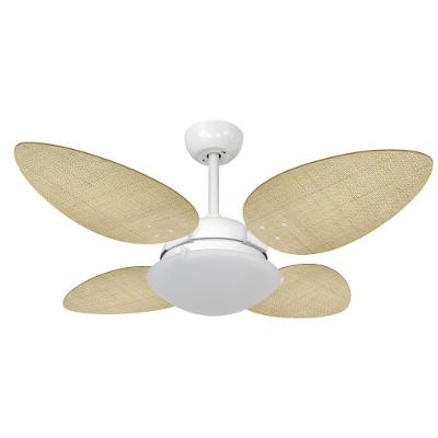 Ventilador de Teto Casa H 3 Velocidades Branco Fosco Volare Petalo Palmae 220V