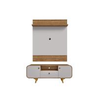 Conjunto Painel E Rack Springfield Naturalle Off White - 3