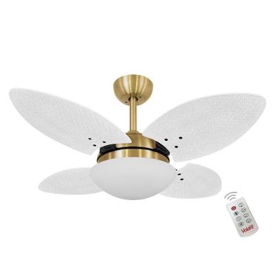 Ventilador de Teto Casa H Volare Mini P Palmae Branco com Controle Remoto 110V