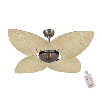 Ventilador de Teto Casa H 120cm 4 Pás 3 Velocidades Bronze Dormamu Office 220V