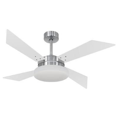 Ventilador de Teto Casa H 4 Pás 3 Velocidades Branco Volare Tech 220V