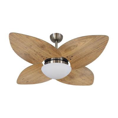 Ventilador De Teto Dormamu Bronze 4 Pás Rádica Freijó 220V