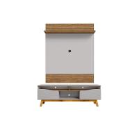 Conjunto Painel E Rack Draven Cinamomo Off White - 3