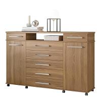 Comoda 7 Gavetas 2 Portas Texas Amendola - 5