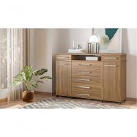 Comoda 7 Gavetas 2 Portas Texas Amendola - 6