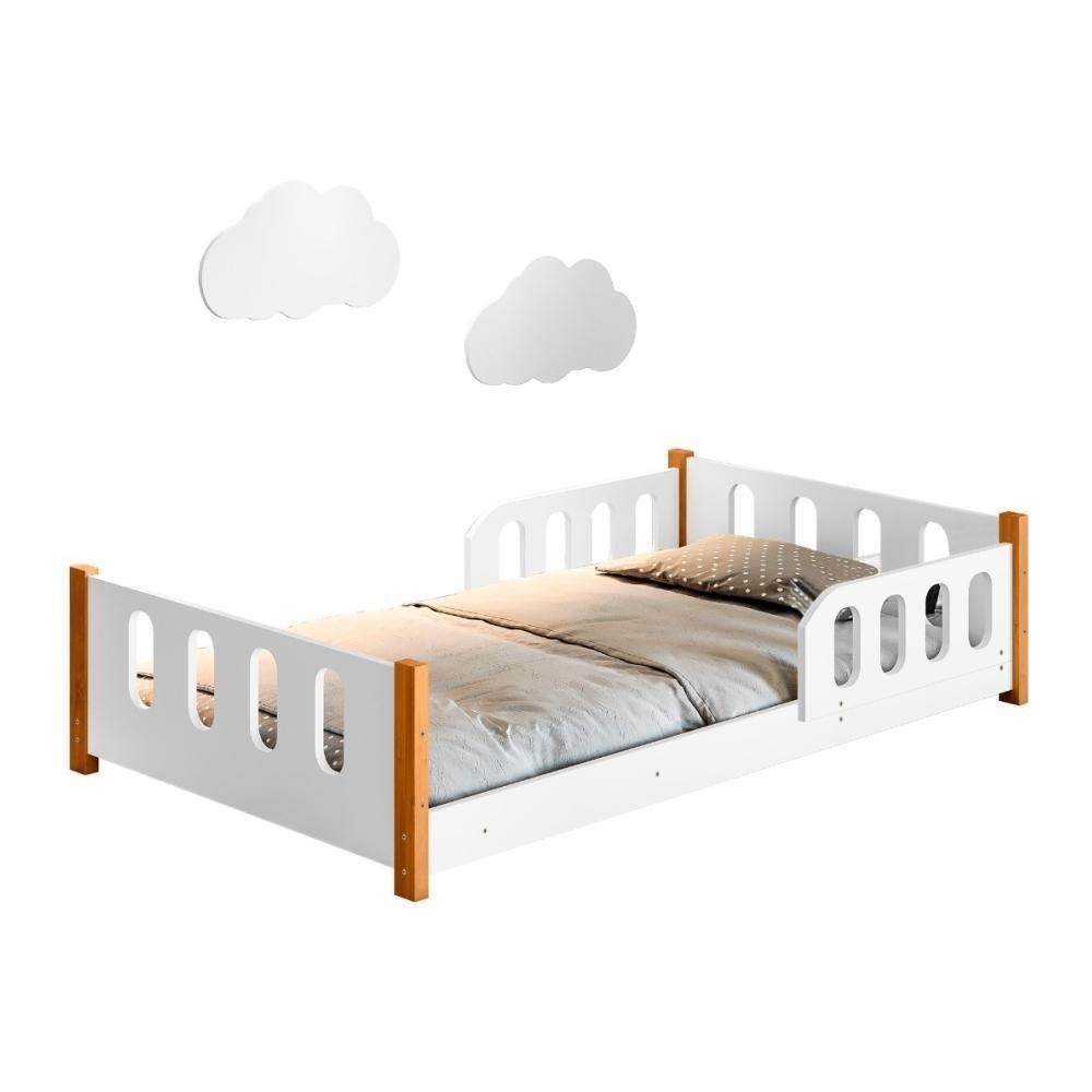 Cama Infantil Mimo Branca Com 2 Luminárias Sonhos De Luz - 4