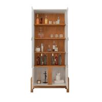 Conjunto Buffet E Cristaleira Jayce Off White Cedro