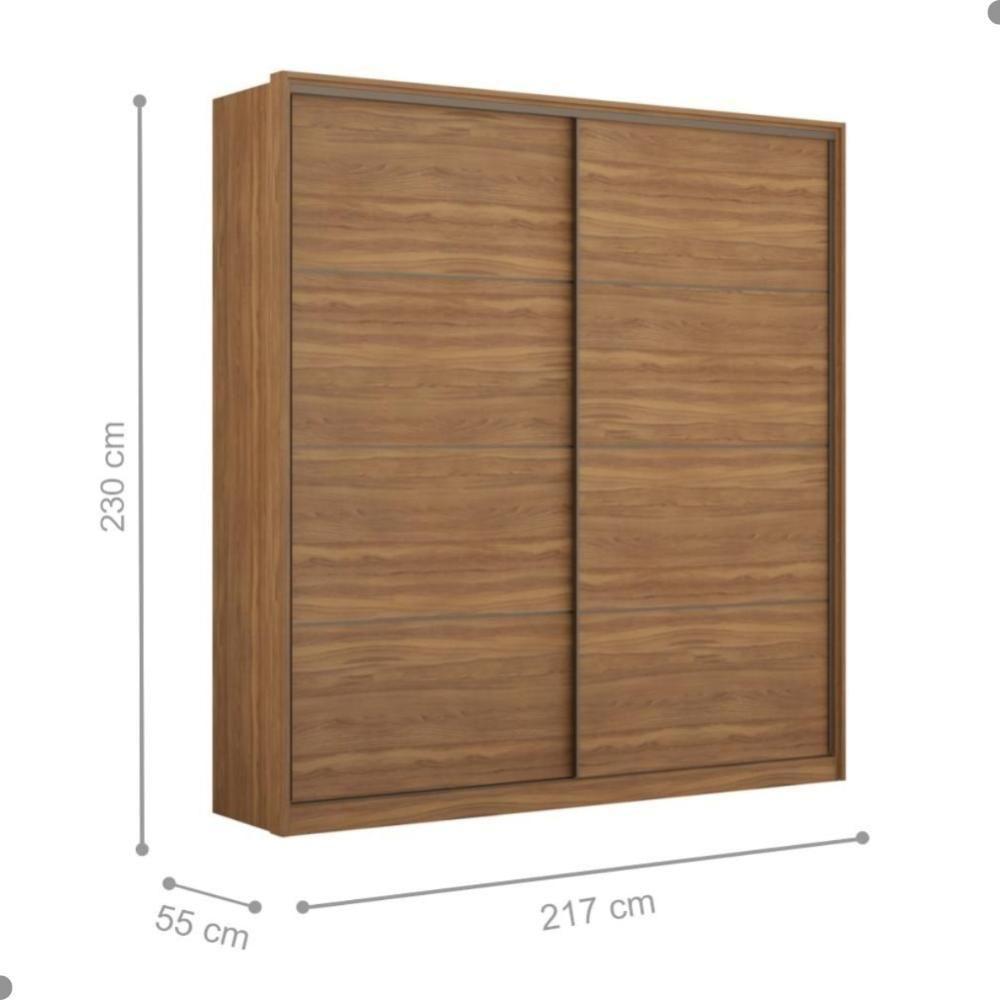 Conjunto Quarto Guarda Roupa E Comoda Napolis Amendola - 2