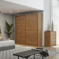 Conjunto Quarto Guarda Roupa E Comoda Napolis Amendola - 5