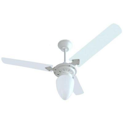 Ventilador de Teto Casa H 130W 100cm 3 Pás 3 Velocidades Branco 110V