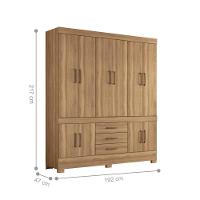 Conjunto Quarto Guarda Roupa E Comoda Emilia Amendola