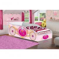 Cama Infantil Génova Rosa Com Colchão - 4