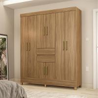 Conjunto Quarto Guarda Roupa E Comoda Terni Amendola