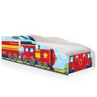 Cama Infantil Premium Kids Trem Piuí Express Com Colchão - 2