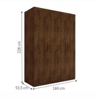 Guarda Roupa Miami Com Quatro Portas Malbec - 3