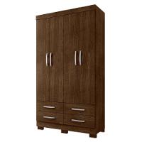 Guarda Roupa 4 Portas E 4 Gavetas Deventer Malbec - 4