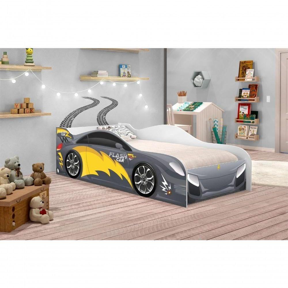 Cama Infantil Carro Velocista Chumbo - 4