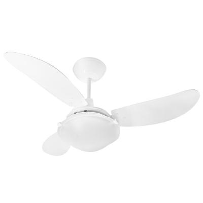Ventilador de Teto Casa H 130W 100cm 3 Pás 3 Velocidades Branco 220V