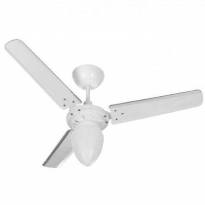 Ventilador de Teto Casa H 130W 100cm 3 Pás 3 Velocidades Branco Tramontana 110V