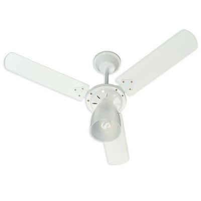 Ventilador de Teto Casa H 130W 98cm 3 Pás 3 Velocidades Branco Marbela 110V