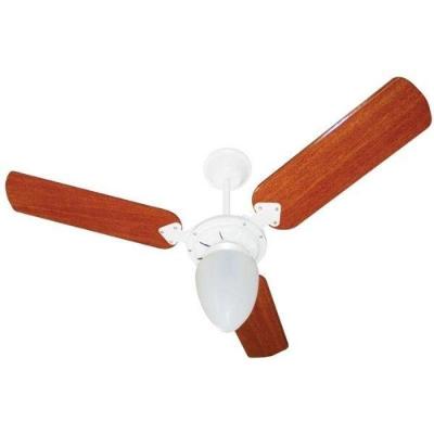 Ventilador de Teto Casa H 130W 98cm 3 Pás 3 Velocidades Branco Pêra New 220V
