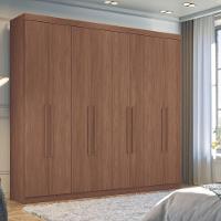 Guarda Roupa Casal 8 Portas 4 Gavetas Paris Jatobá - 4