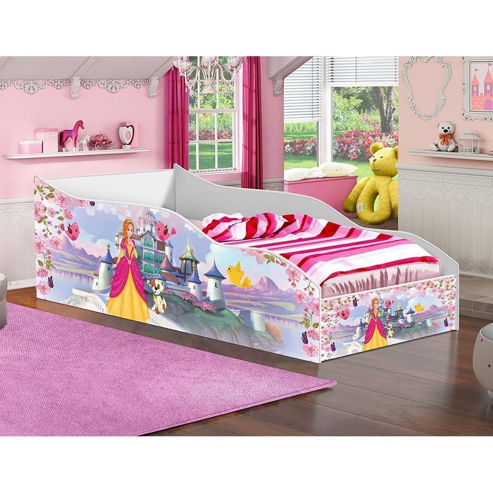 Cama Carro Solteiro Castelo Princesa - 3