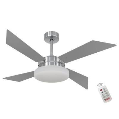 Ventilador de Teto Casa H 120cm 4 Pás 3 Velocidades Branco Volare Tech 220V