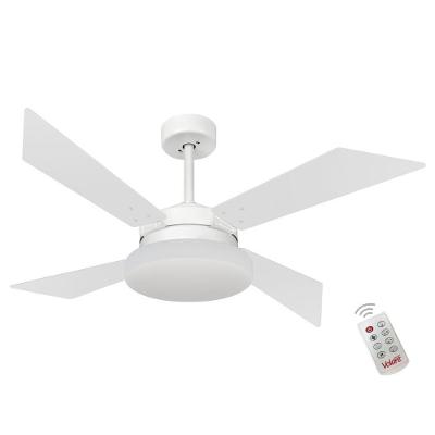 Ventilador de Teto Casa H Volare Tech 4 Pás 3 Velocidades Branco com Controle Remoto 220V