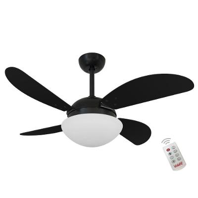 Ventilador Volare Fly Preto 110V E Controle Remoto