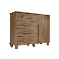 Cômoda Com 4 Gavetas Lyons Cinamomo - 3