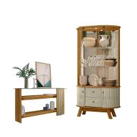 Conjunto Aparador E Mesa Centro Barcelona Cumaru Opala - 3